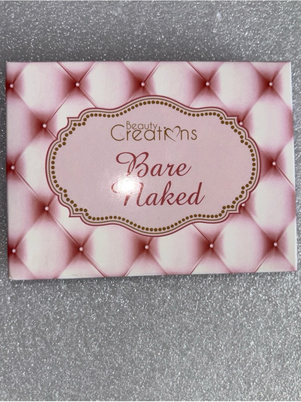 Beauty Creations Bare Naked Eyeshadow Palette - Pink with Gold Accents